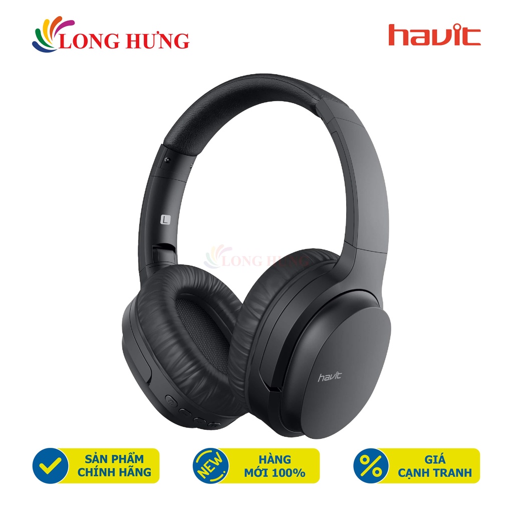 Tai nghe chụp tai Bluetooth Havit i62 BT 5.0 HVBT-I62 - Hàng chính hãng