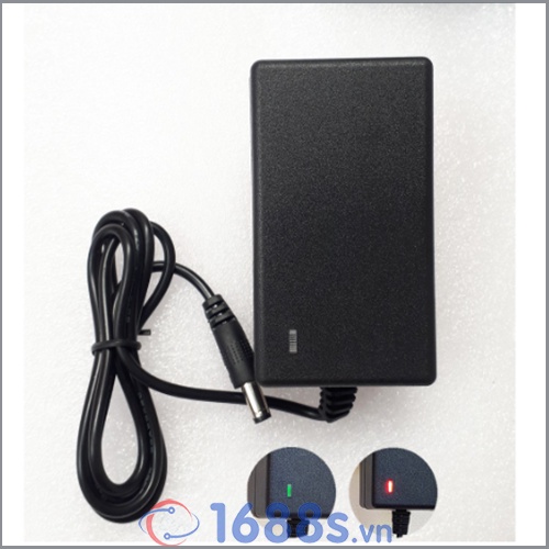 Sạc 12.6V - 2A / 5V - 1A dùng cho Pin Li-ion (Lithium-ion) Có Đèn Báo Đầy Pin - 1688s.vn