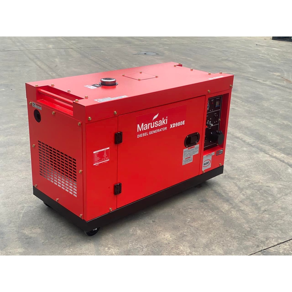 Máy Phát Điện Chạy Dầu 8KVA Marusaki XD980E