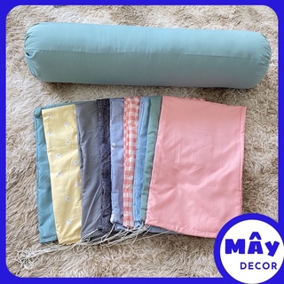 Vỏ gối ôm,vỏ gối, bao gối ôm cotton kích thước 35x105cm đủ màu sắc mẫu mã