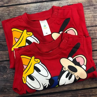 Áo thun disney mickey donal đỏ