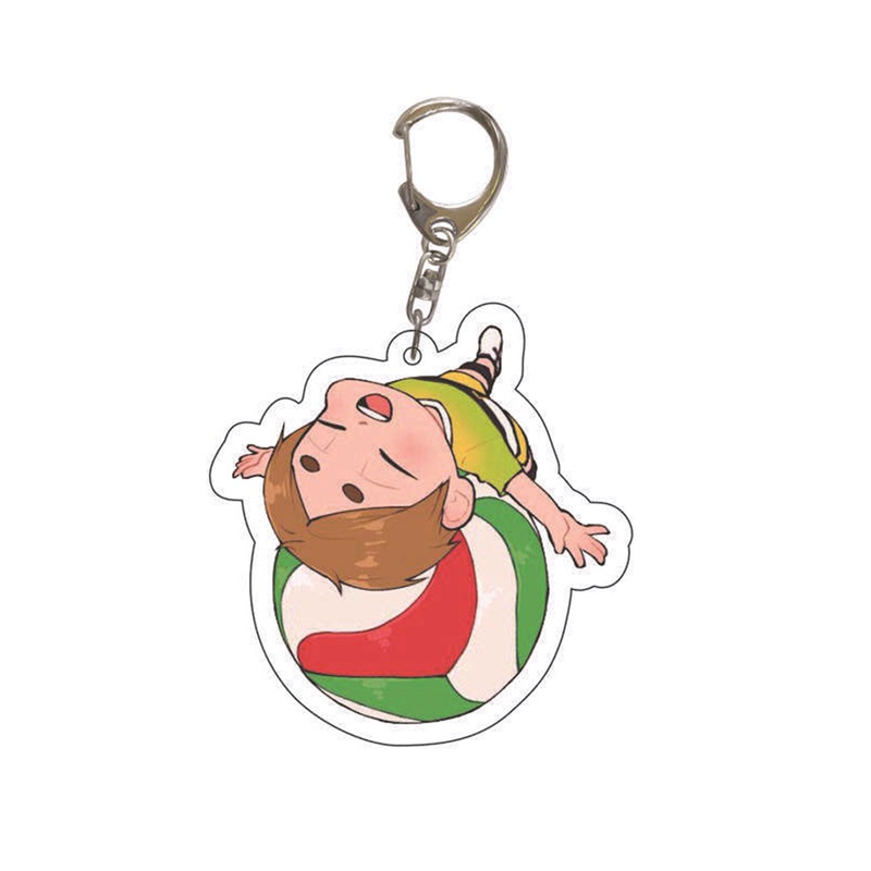 Tmdbyx Móc khóa acrylic họa tiết Haikyuu xinh xắn