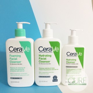 Sữa Rửa Mặt CeraVe Cleanser da dầu da khô Mỹ