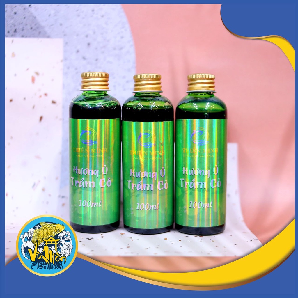 HƯƠNG LIỆU CÂU CÁ SIÊU NHẠY  HƯƠNG Ủ TRẮM CỎ Thiên Minh 100ml - Vũ Môn NINH BÌNH