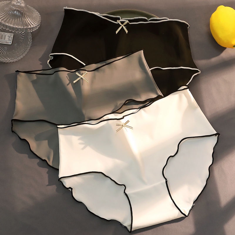 Quần Lót cotton Không Đường May Lưng Vừa Quyến Rũ Trẻ Trung Phong Cách Nhật Bản