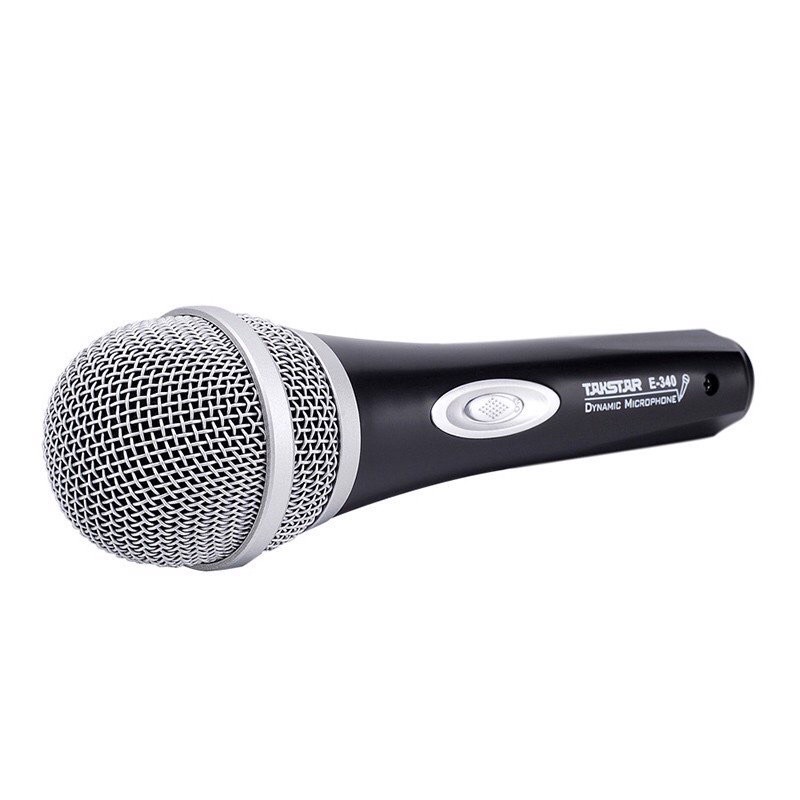 [Mã ELHACE giảm 4% đơn 300K] Mic karaoke có dây takstar E 340 chân cắm 6.5 dùng cho loa và âm li hỗ trợ Micro