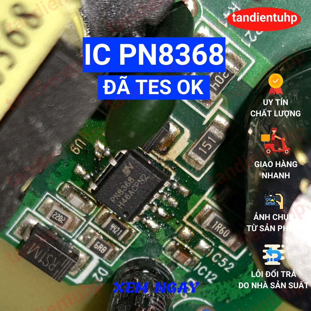 5 IC PN8368 - 8368 7 CHÂN CẮM, IC NGUỒN HÀNG MỚI