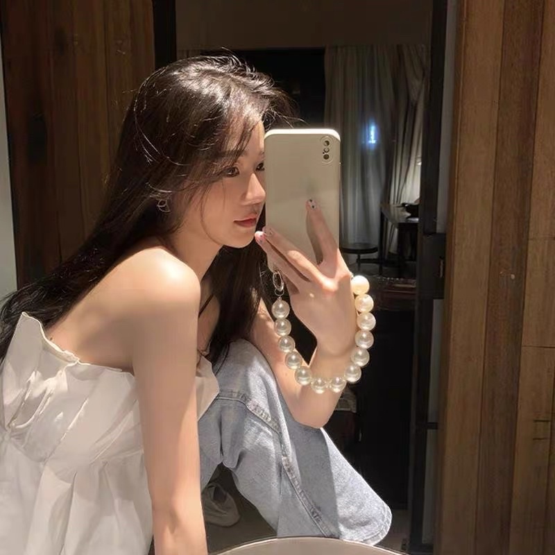 Áo hai dây nhún bèo tiểu thư