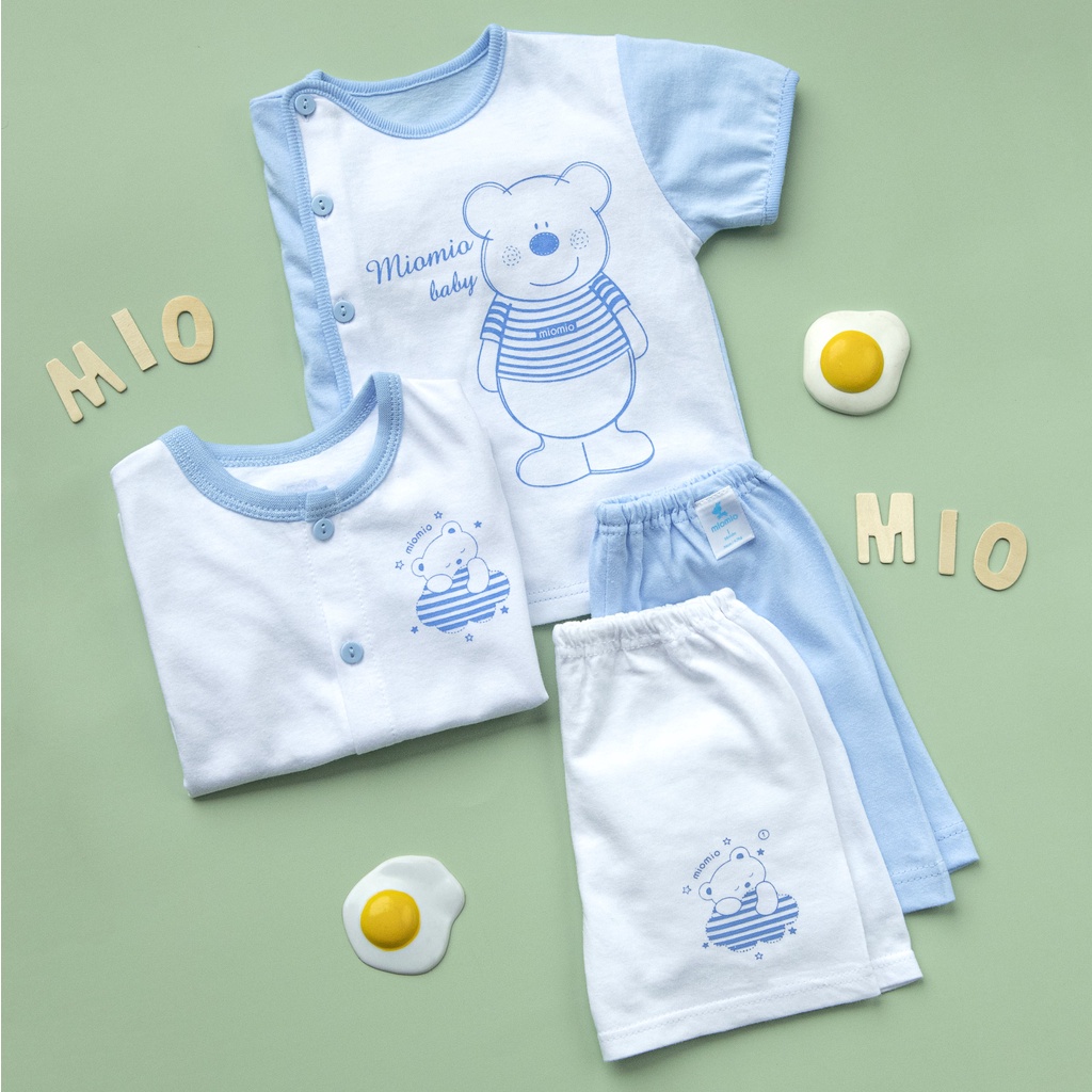 Combo 2 Bộ Quần Áo Cộc Sơ Sinh MIOMIO, In Hình Cho Bé Trai, Bé Gái (Từ 0 - 12 Tháng) | Vải Cotton | Thiết Kế Mùa Hè