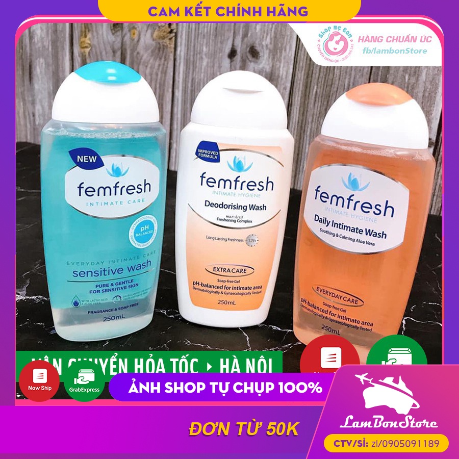 Dung dịch vệ sinh Fem Fresh Úc 250ml0