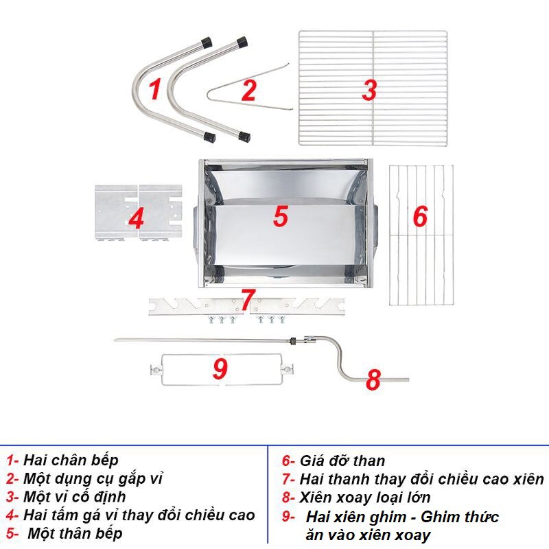 Bếp nướng than hoa đa năng TOPV  2 in 1,bếp nướng than hoa không khói,nướng ngoài trời,lò nướng thịt bằng than,inox DNS