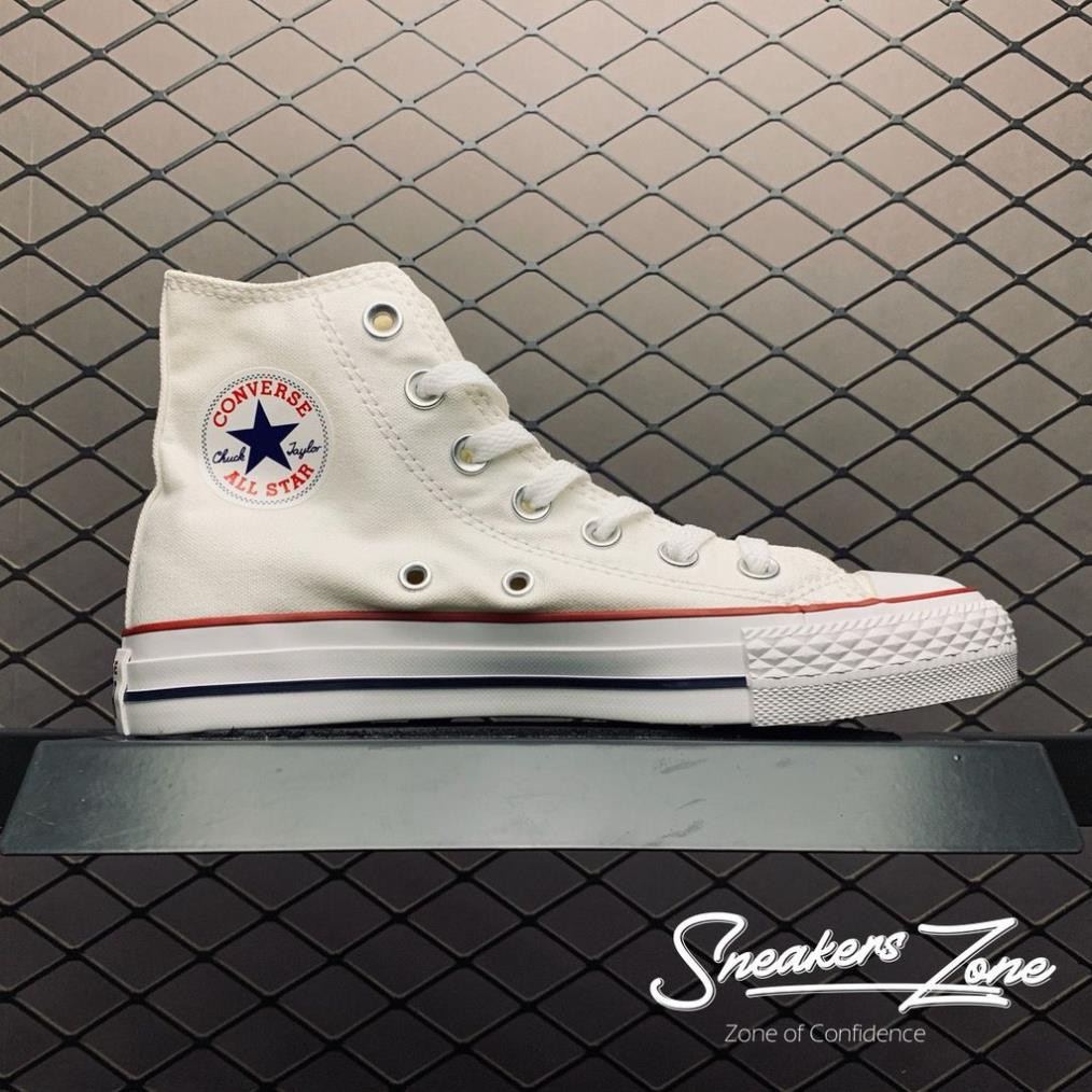 (FREESHIP+HỘP+QUÀ) Giày thể thao CV Chuck Taylor All Star Trắng kem cổ cao