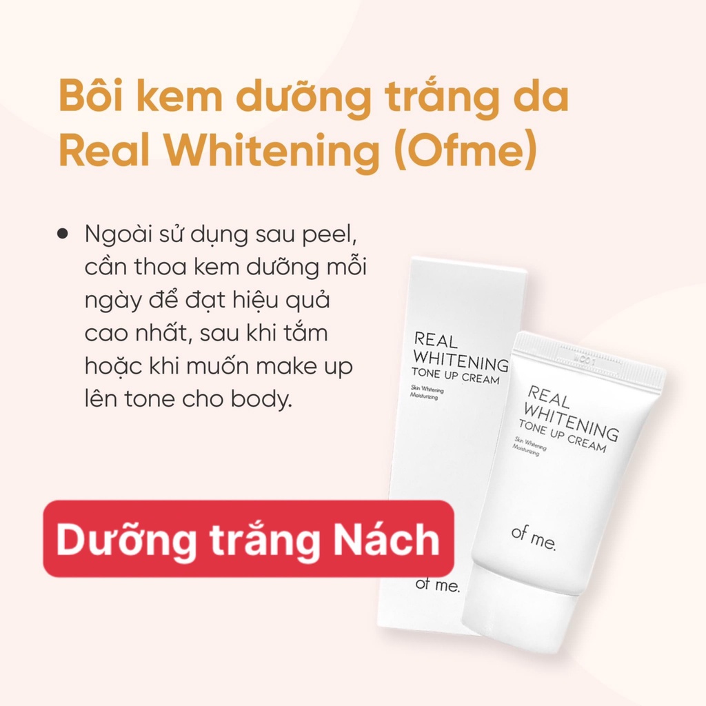 KEM BODY DƯỠNG TRẮNG DA BODY,NÁCH,MÔNG.BẸN OF ME. REAL WHITENING TONE UP CREAM NGĂN NGỪA THÂM SẠM