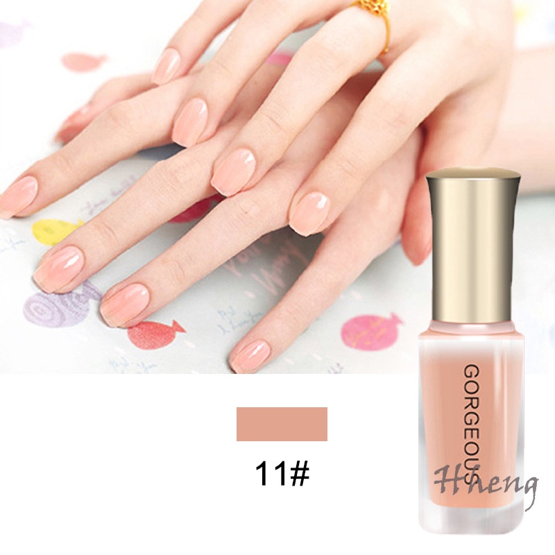 YADORNOS 1 Lọ Nước Sơn Móng Tay 3D Màu Nude Sáng Bóng Trong Suốt Lâu Trôi