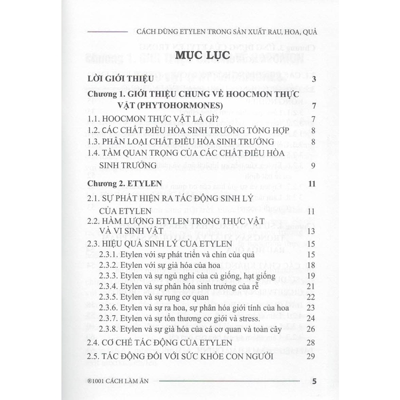 Sách - Cách Dùng Etylen Trong Sản Xuất Rau, Hoa, Quả