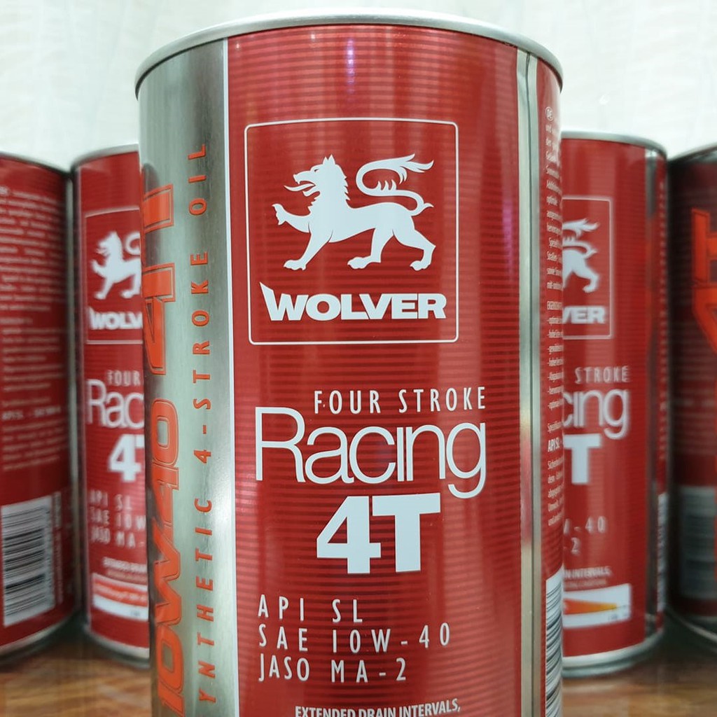 Nhớt Wolver Racing 4T tổng hợp 10W40
