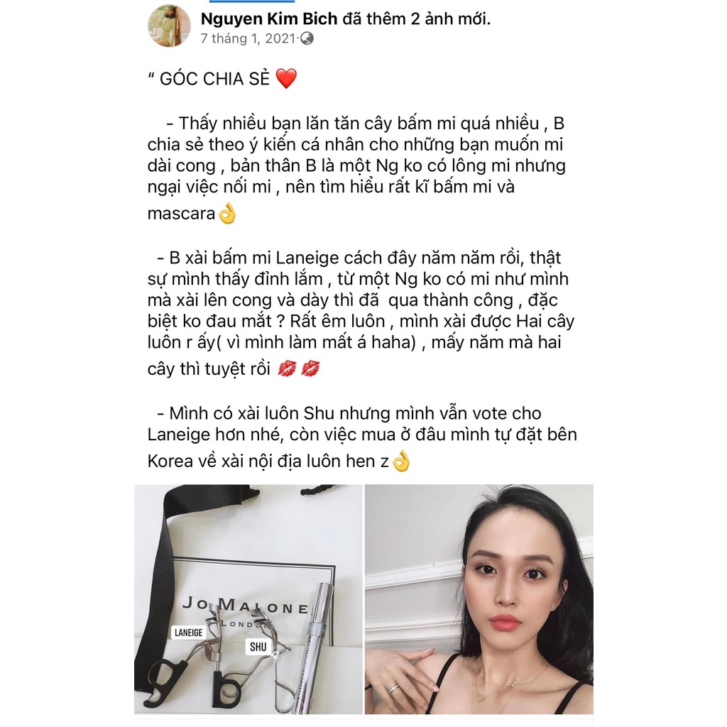 Kẹp Bấm Mi Cong Laneige Eyelash Curler 16