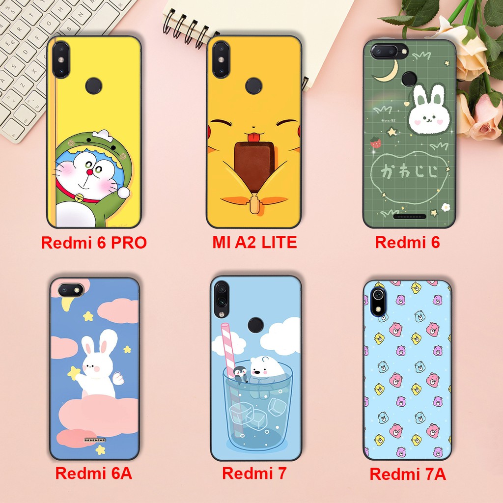 Ốp Xiaomi Redmi 6 Pro / Mi A2 Lite / Redmi 6 / 6A / 7 / 7A-in hình đẹp và dễ thương