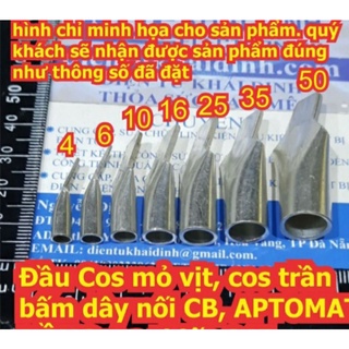Cos mỏ vịt dùng cho MCB cài (Giá 10 cái)- Combo 10 cái cos mỏ vịt