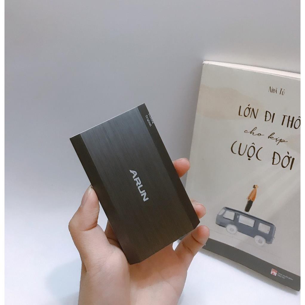 Pin Sạc Dự Phòng 10000mAh Mini ARUN A10000 2 Cổng Sạc Ra - BH 1 Năm - Hưng Long PC