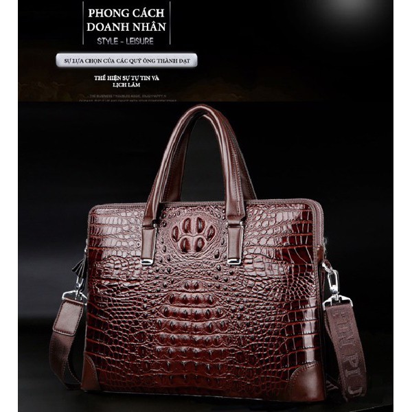 Cặp da cá sâu 1676 (Bảo hành 3 năm - Có ảnh thật) | BigBuy360 - bigbuy360.vn