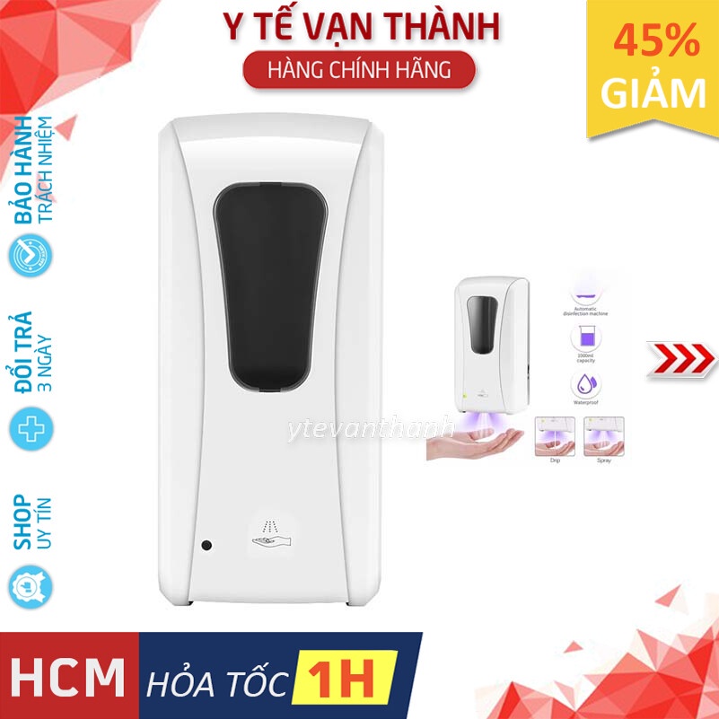 ✅ [BẢO HÀNH 6TH] Máy Rửa Tay Tự Động- OEM 1000ml, Bình Xịt Khử Trùng Tự Động -VT0728