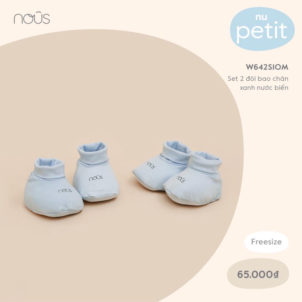 Phụ Kiện Cho Bé - Set 01 Đôi Bao Tay và 01 Đôi Bao Chân Chất Petit Nous