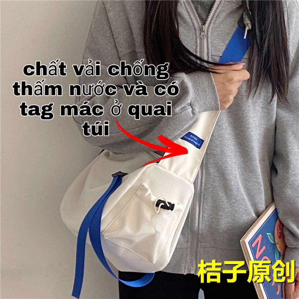 Túi Đeo Chéo Nam Nữ E'mer Chống Thấm Nước Thời Trang Hàn Quốc Phong Cách Unisex 700