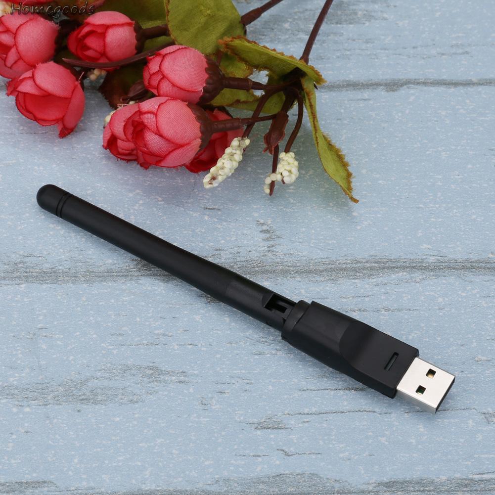 Thẻ điều hợp Wi-Fi không dây 150Mbps USB 802.11n Wi-Fi với anten 2dbi