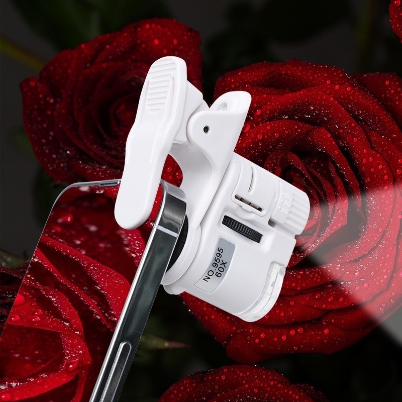 Kính Hiển Vi Phóng Đại 60 Lần Độ Phóng Đại Cao Có Kẹp/Kẹp/Kẹp Điện Thoại Có Thể Điều Chỉnh