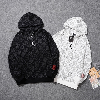 ! Air Jordan! Áo Khoác Hoodie Thể Thao Tay Dài In Hình Người Bay Cá Tính Dành Cho Cặp Đôi