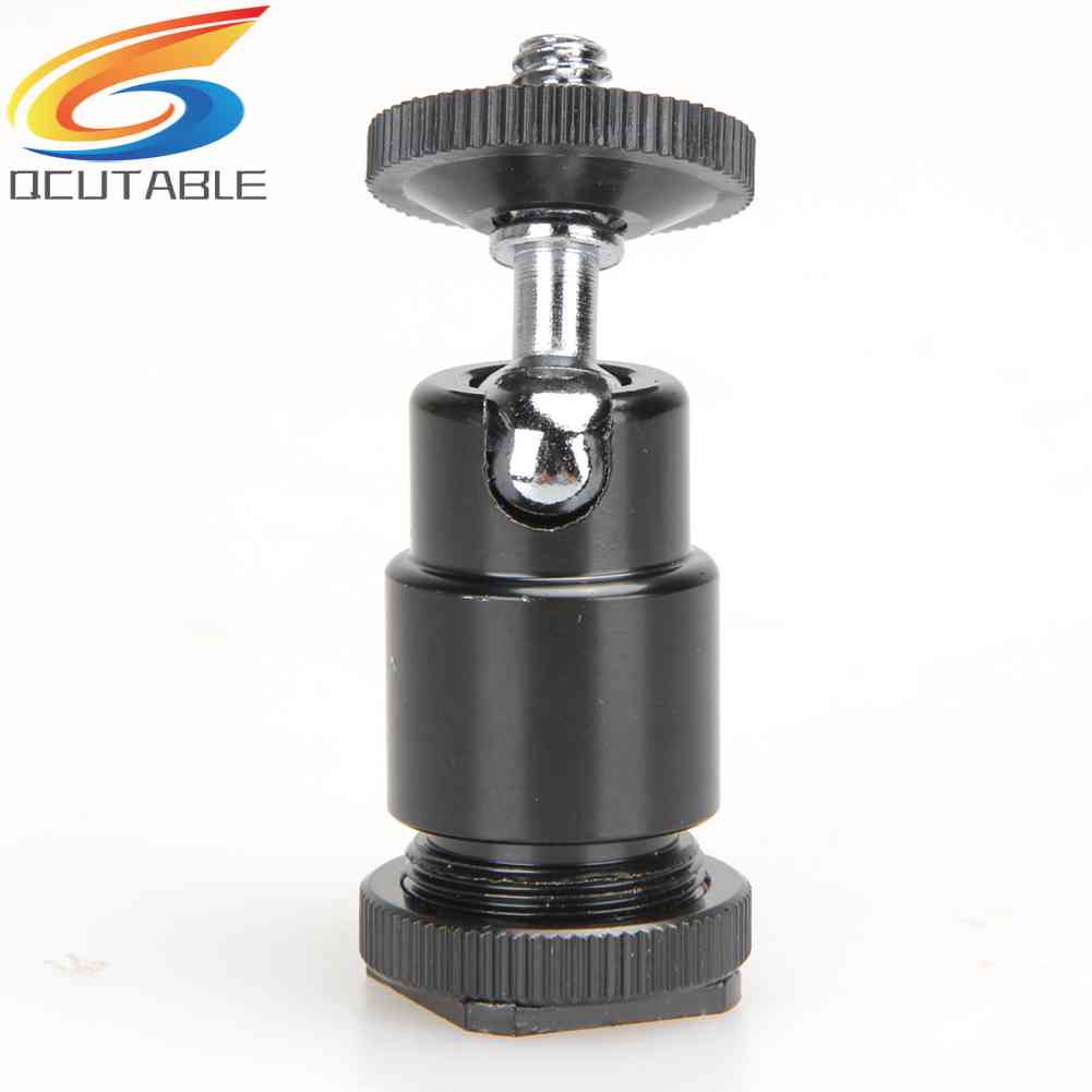 360° Giá Đỡ Hotshoe Xoay Được Vít 1 / 4 &quot;Cho Máy Ảnh DSLR