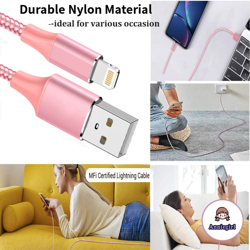 Cáp Sạc 2.4a Usb Cho IP7 8 5s Se 6s Plus Xs Max Xr Xs tablet táo