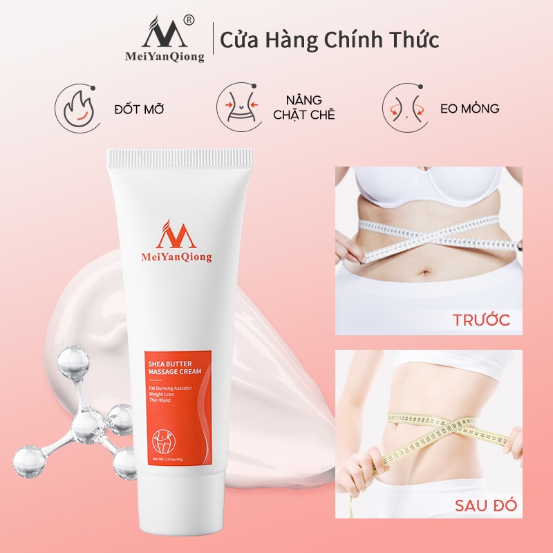 Kem Massage MeiYanQiong 40g Giảm Cân Thúc Đẩy Đốt Cháy Mỡ 40g