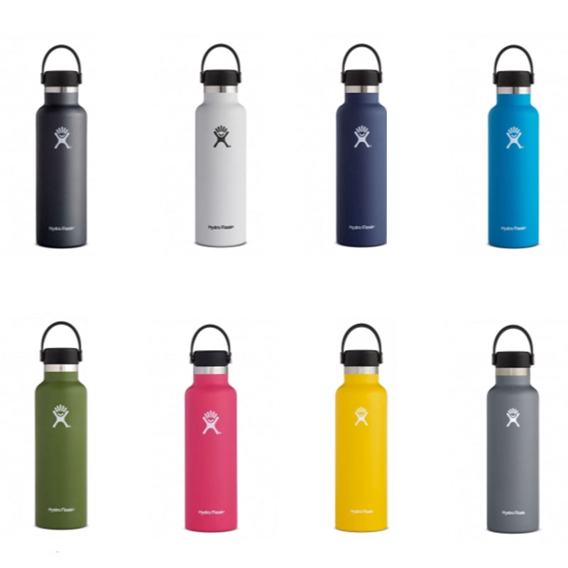 Hydro Flask Water Bottle Stainless Steel & Vacuum Insulated Standard Mouth Multiple Sizes & Colors