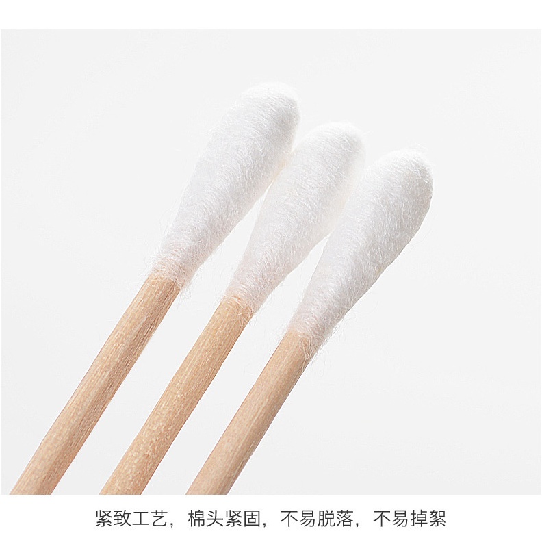 Set 100 Tăm Bông Cotton Vệ Sinh Tai Tiện Lợi