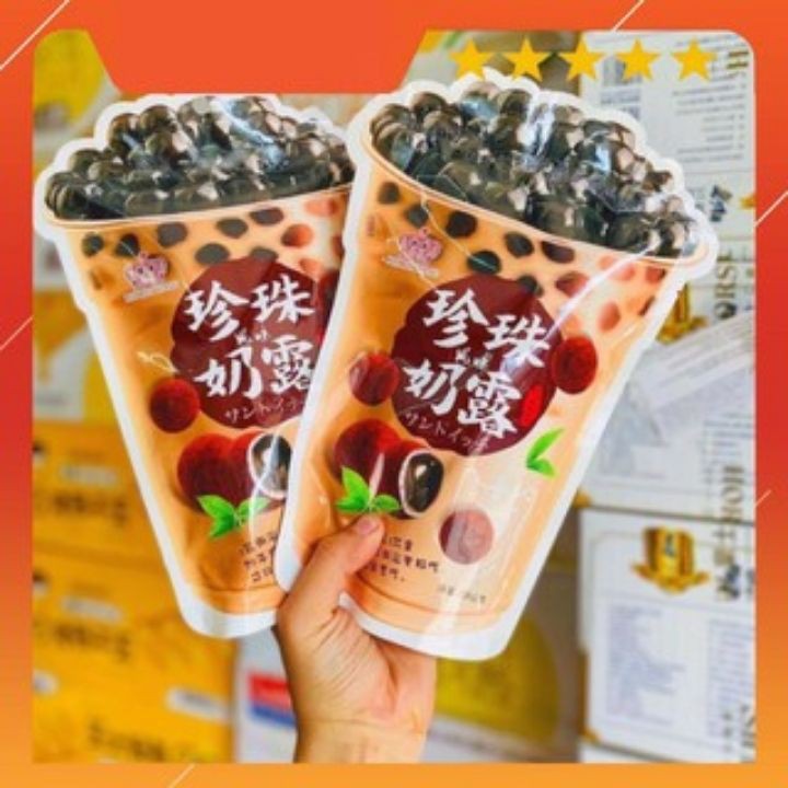 Kẹo Sữa Trân Châu 🥛🍓 Đường Đen, Kẹo Trà Sữa 🥛🍓 Trân Châu TRung Quốc Siêu Ngon.