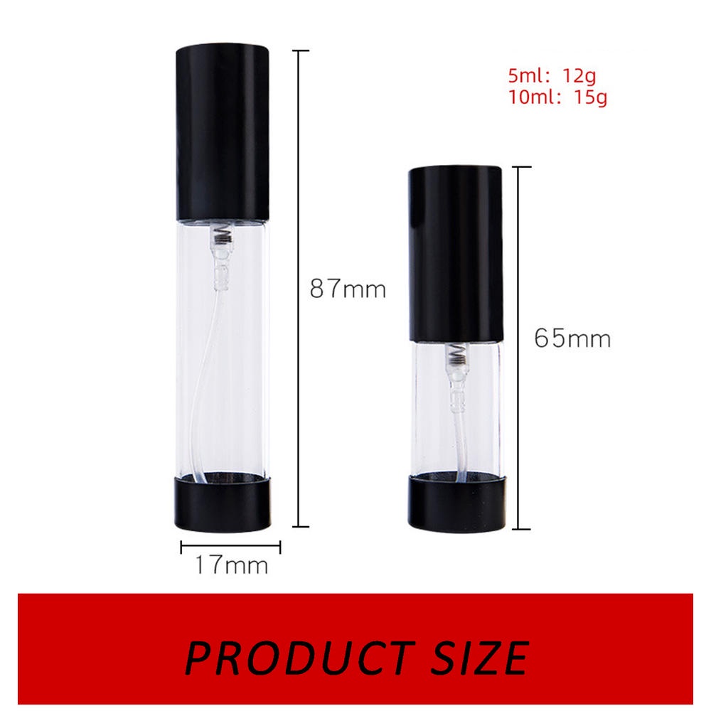 Chai Chiết Nước Hoa Bằng Thủy Tinh Trong Suốt 5ml/10ml Kèm Đế Đỡ
