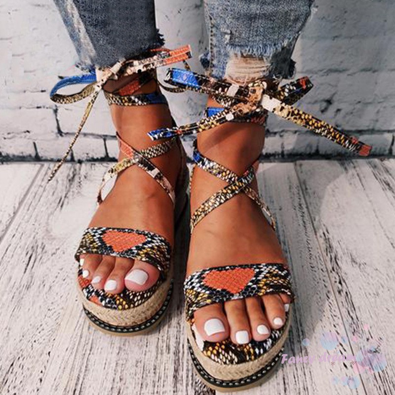 Giày Cao Gót Sandal Nữ Hở Ngón Quai Đeo Mắt Cá Chân Mùa Hè