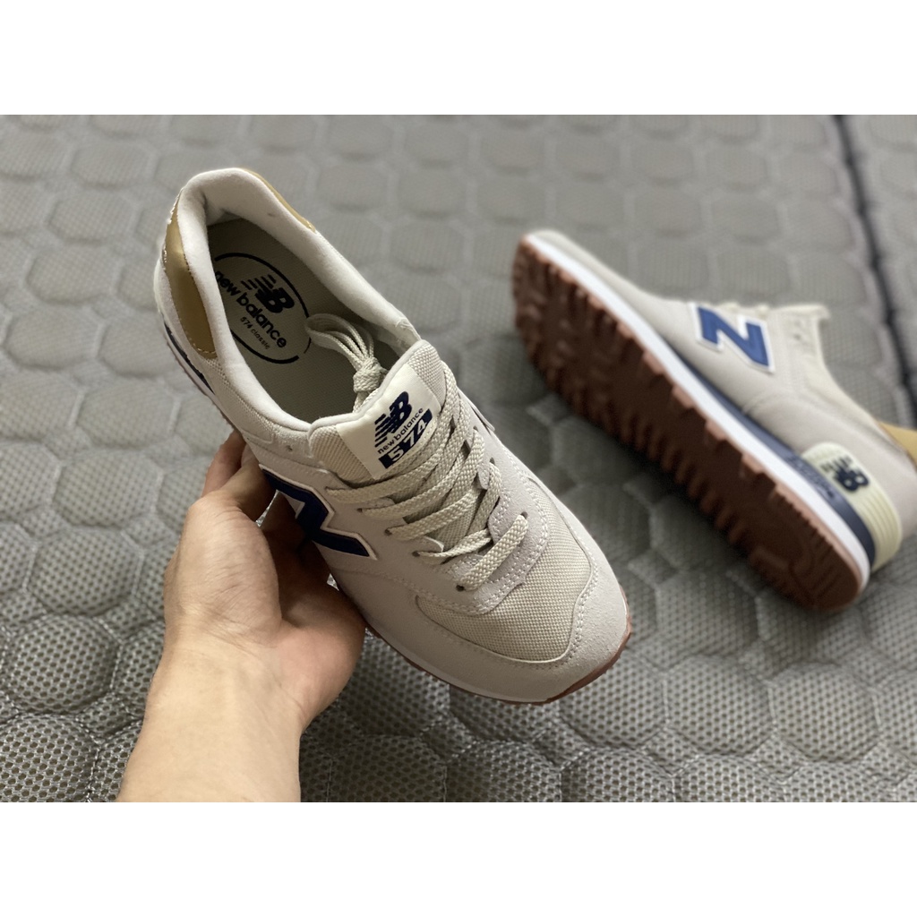 Giày Thể Thao Sneakers NB 574 Classic Grey Blue- Xanh than Bản Cao cấp | BigBuy360 - bigbuy360.vn