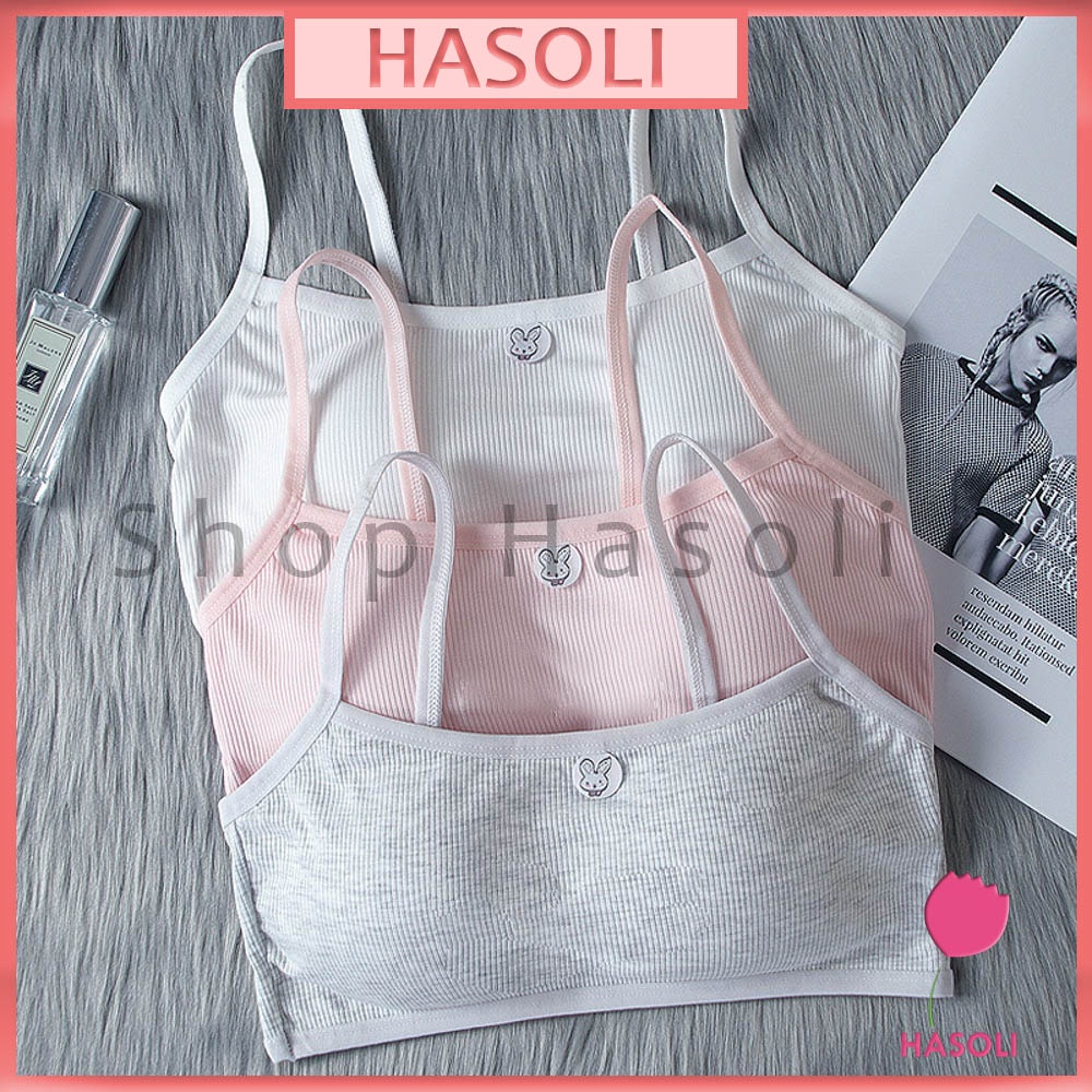 Áo Bra Học Sinh-Áo Ngực Cho Học Sinh Cotton Tăm Loại Đẹp Mềm Thoáng AL43