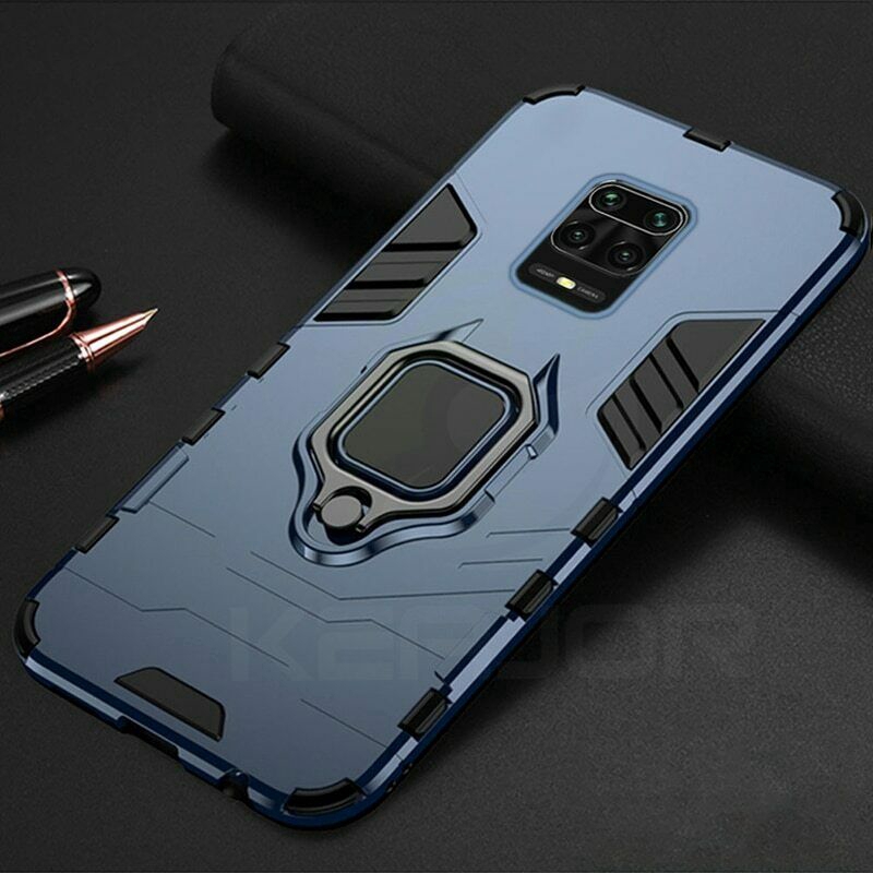 Xiaomi Poco M2 Pro Case Magnetic Holder Global Version Heavy Duty Bumper Cover Case