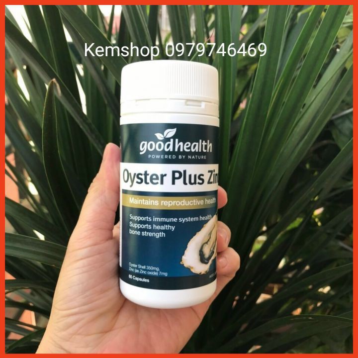 [HÀNG CHÍNH HÃNG] Tinh chất hàu biển Oyster Plus ZinC Goodhealth 60 viên - viên hàu úc (SX: Úc) | BigBuy360 - bigbuy360.vn