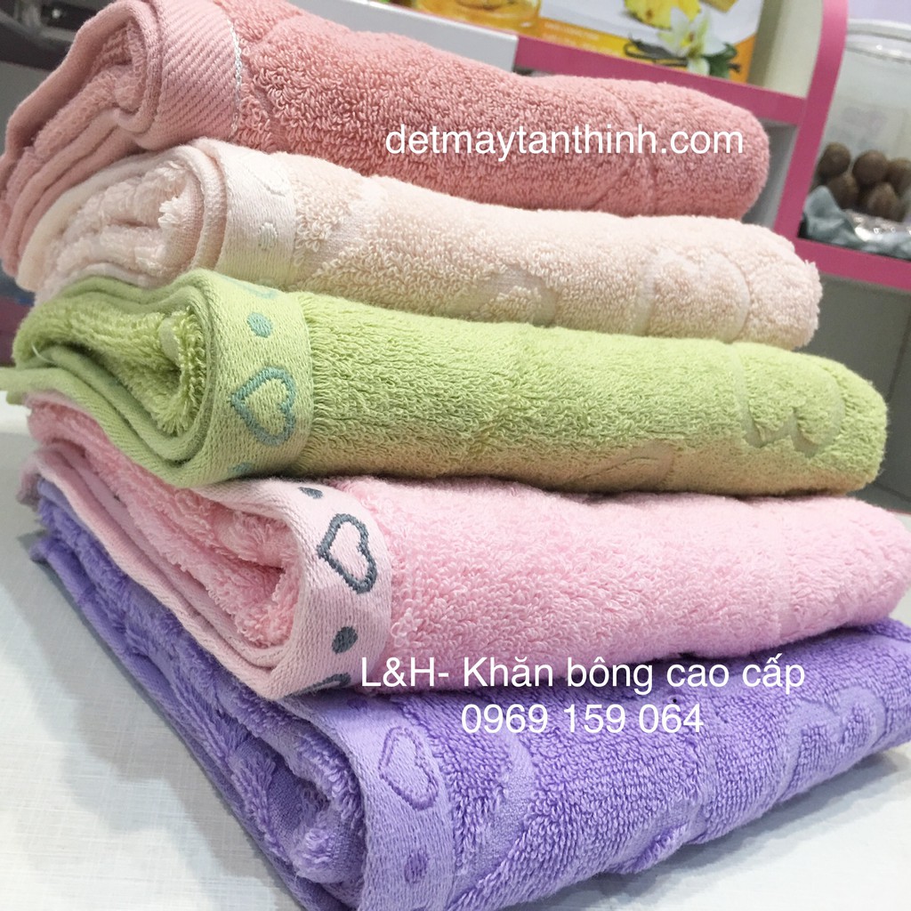 Khăn tắm, khăn lau đầu sợi cotton, xuất dư siêu thấm 40 * 80 cm