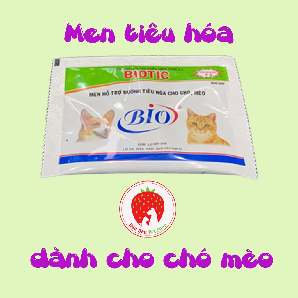 Men tiêu hóa Bio-Pharmachemie dành cho chó mèo (gói lẻ)