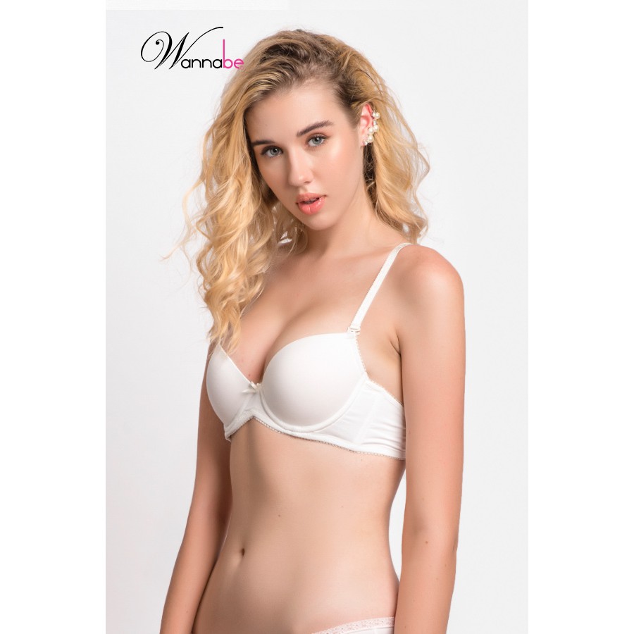 Áo ngực mút dày Wannabe AN312 thun trơn đơn giản, dễ mặc