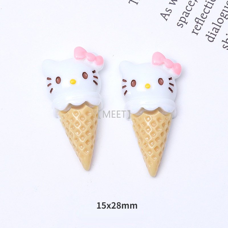 1 Phụ Kiện Hình Mèo Hoạt Hình Tự Làm Trang Sức Thủ Công