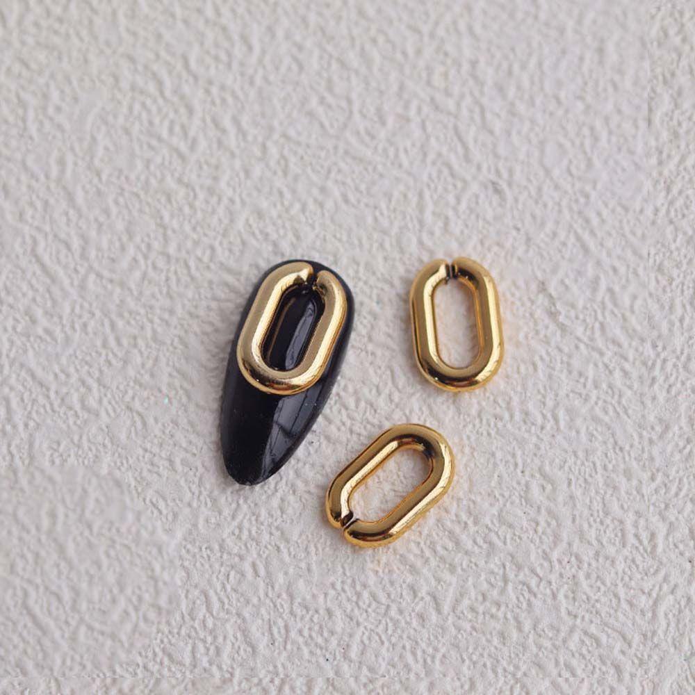 Phụ Kiện Trang Trí Móng Tay Hình Oval Tiện Dụng|Set 10 Phụ Kiện Trang Trí Móng Tay 3D Màu Sắc Xinh Xắn