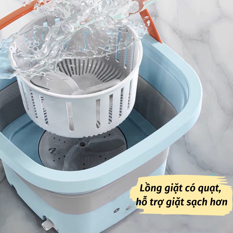 Máy Giặt Mini Máy Giặt Gấp Gọn Khử Trùng Bằng Ánh Sáng Xanh KHO GIA DỤNG TRẦN PHÚ