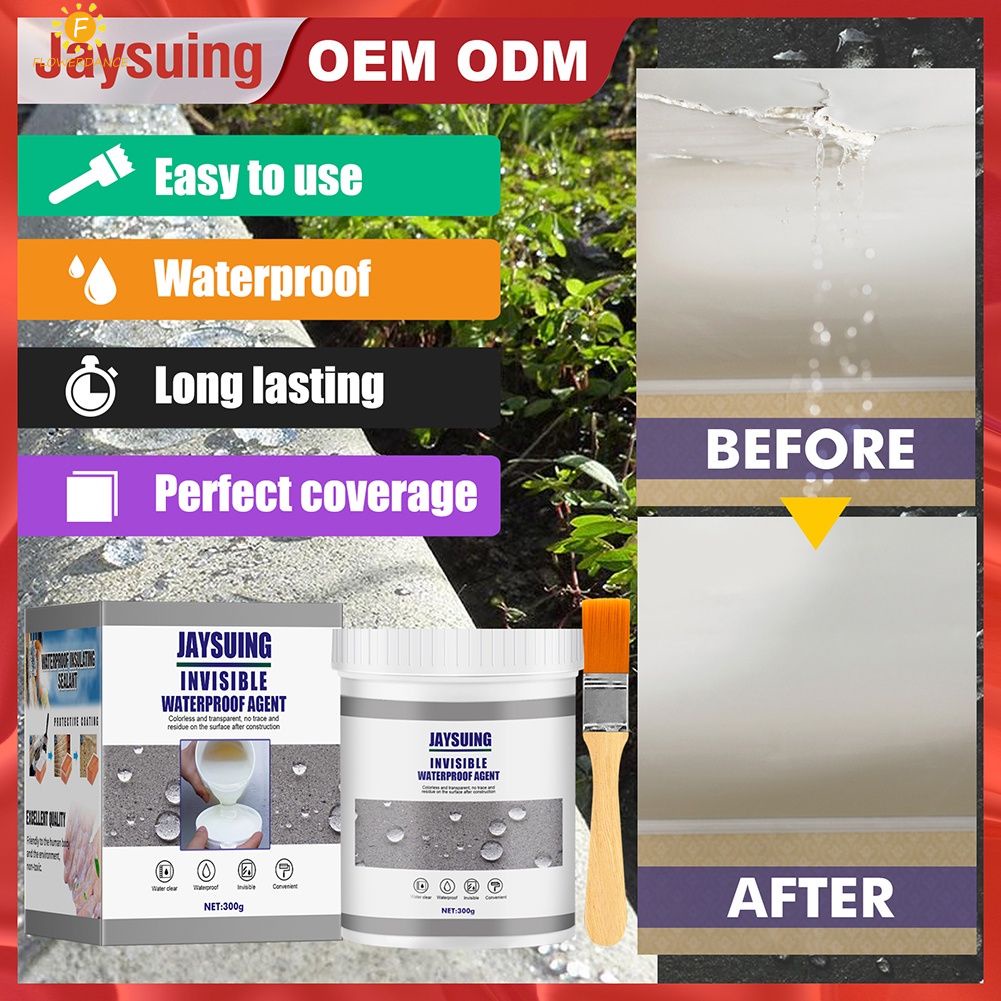 100g keo Chống Thấm Nước Nhanh Chóng Dừng Bị Rò Rỉ mái Nứt niêm phong Chống Thấm sơn đại lý với bàn chải Phòng Tắm Nhanh Chóng Sửa Chữa Rò Rỉ Rò Rỉ sealant FLOWERDANCE